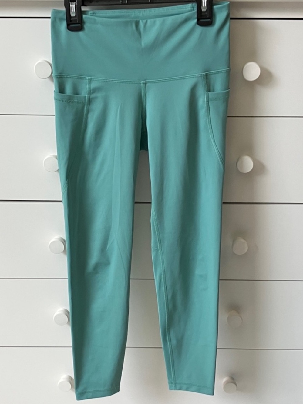 🦋 OLD NAVY ACTIVE WOMENS PETITE SIZE SMALL TURQUOISE ELEVATE LEGGINGS